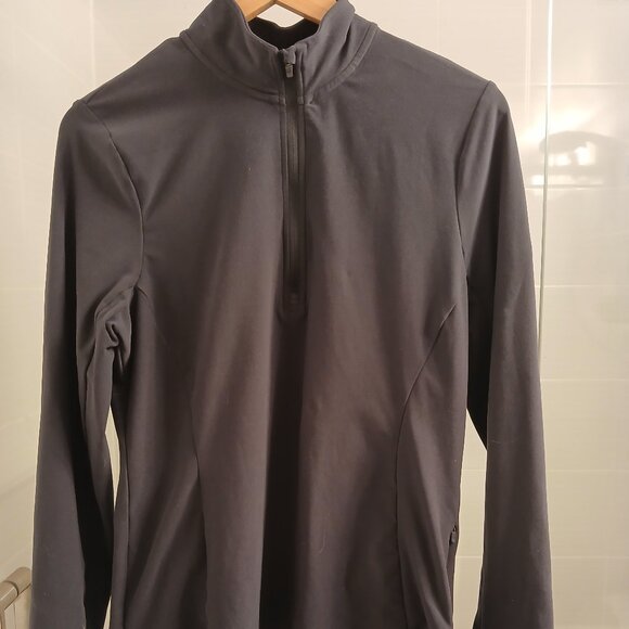 ALO Yoga Tops - Alosoft 1/2 Zip Rapid Pullover Gray